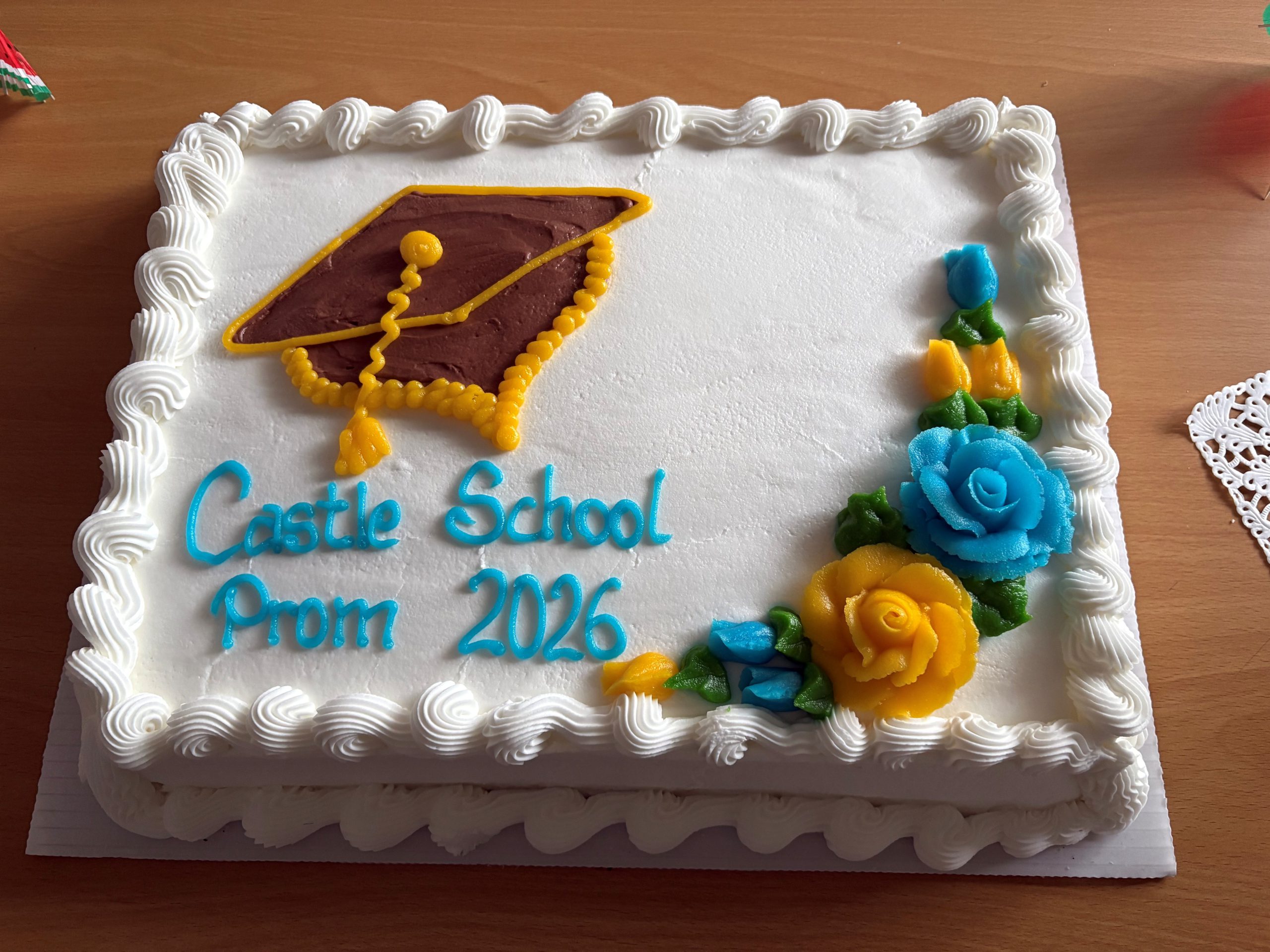 Castle School Prom Cake
